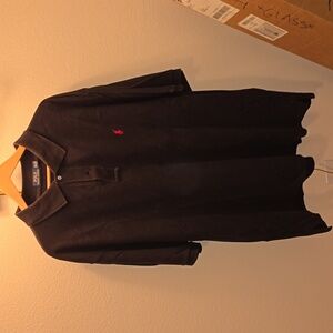Men's Polo Ralph Lauren Polo Shirt Black Size 2XB